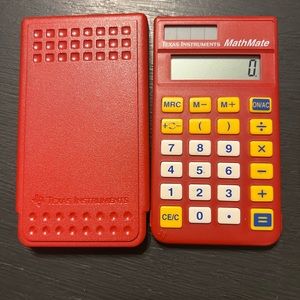 Texas Instruments MathMate calculator, vintage